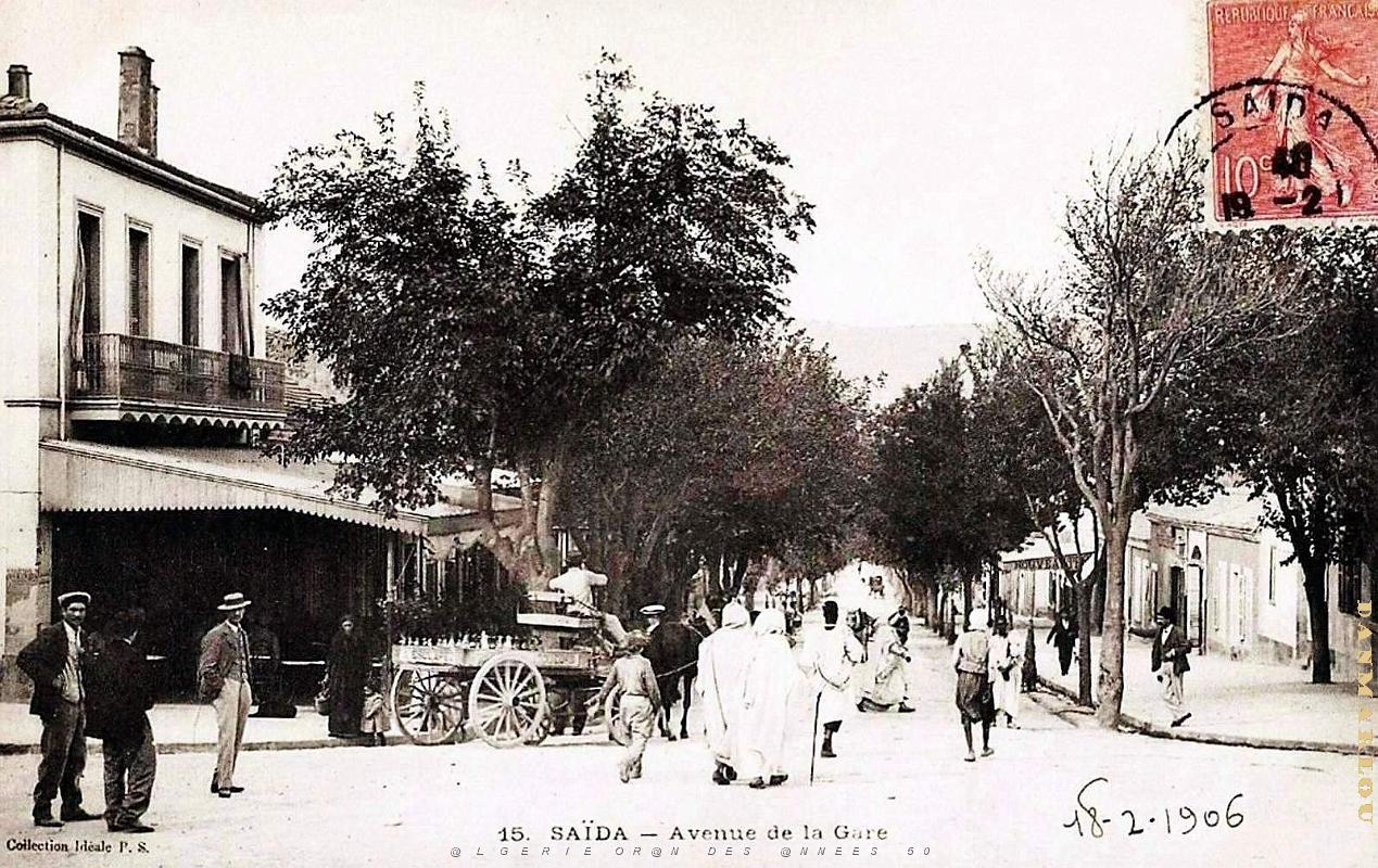 2581- Saida - Avenue de la Gare - 1906.jpg